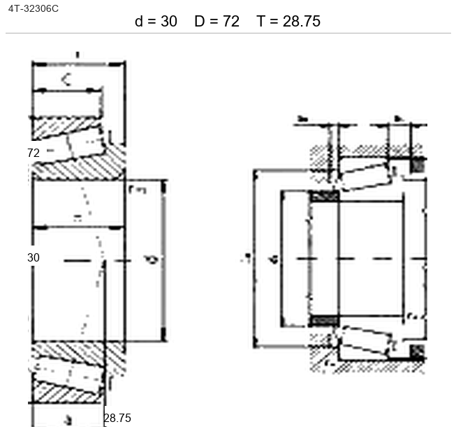 Подшипник 32306F