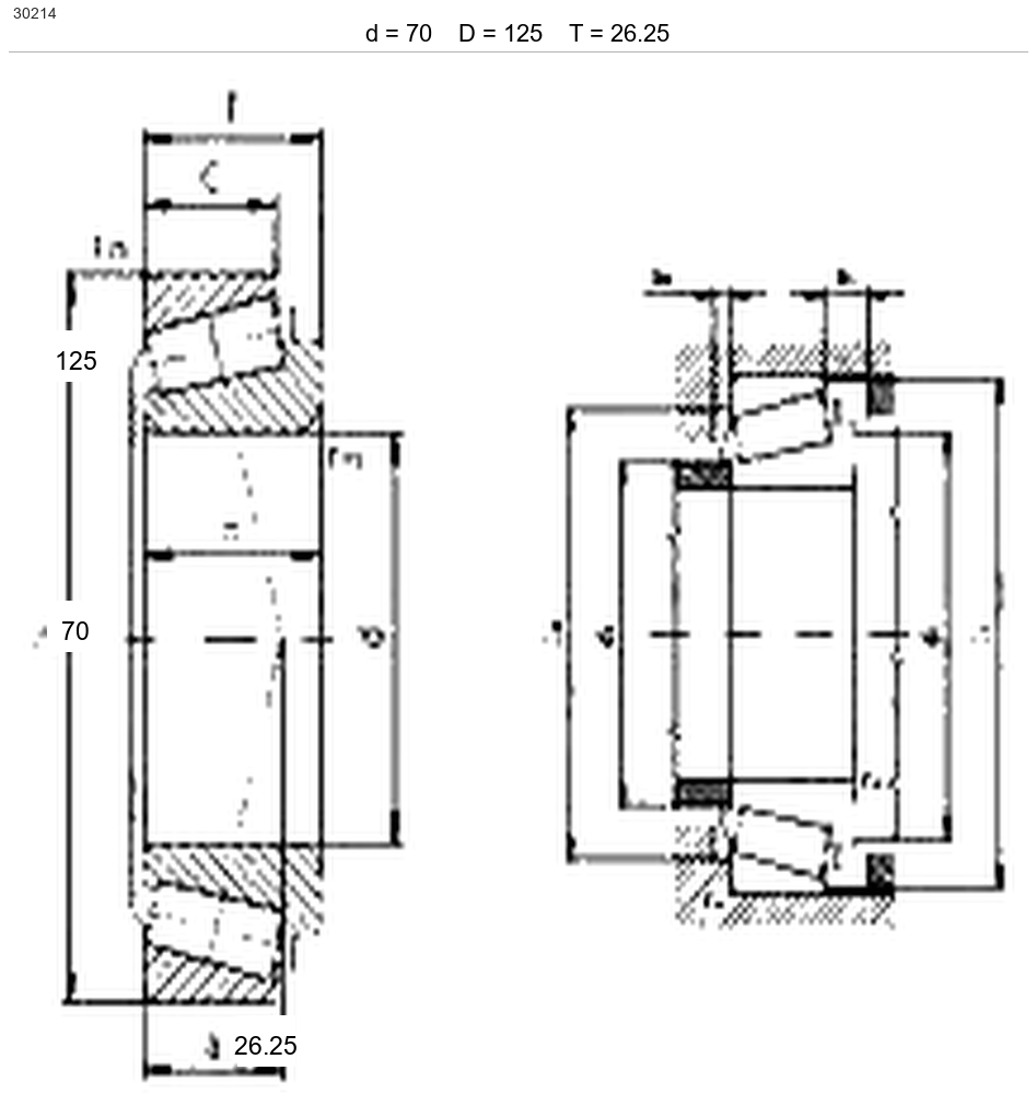 Подшипник E30214J